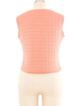 2000 Chanel Salmon Quilted Top Top arcadeshops.com