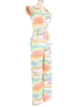 1970s Rainbow Sky Jumpsuit Jumpsuit arcadeshops.com