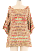 Nikos Handwoven Art To Wear Knit Tunic Top arcadeshops.com