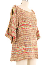 Nikos Handwoven Art To Wear Knit Tunic Top arcadeshops.com