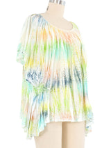 Issey Miyake Rainbow Airbrushed Jersey Top Top arcadeshops.com