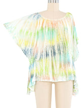 Issey Miyake Rainbow Airbrushed Jersey Top Top arcadeshops.com