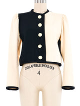 1980 Yves Saint Laurent Color Block Suit Jacket Jacket arcadeshops.com