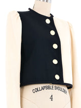 1980 Yves Saint Laurent Color Block Suit Jacket Jacket arcadeshops.com