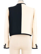 1980 Yves Saint Laurent Color Block Suit Jacket Jacket arcadeshops.com