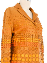 1990s Moschino Applique Leather Jacket Jumpsuit arcadeshops.com