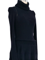 Chanel Black Turtleneck Sweater Dress Dress arcadeshops.com