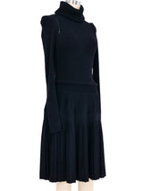 Chanel Black Turtleneck Sweater Dress Dress arcadeshops.com