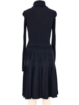 Chanel Black Turtleneck Sweater Dress Dress arcadeshops.com
