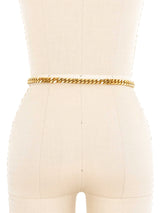 Gucci Goldtone Curb Chain Belt Accessory arcadeshops.com