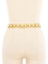 1960s Goldtone Cabochon Belt Accessory arcadeshops.com