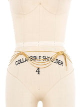 1970s Christan Dior Tiered Swag Chain Belt Accessory arcadeshops.com