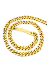 Gucci Goldtone Curb Chain Belt Accessory arcadeshops.com