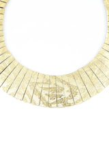 Les Bernard Goldtone Collar Necklace Accessory arcadeshops.com