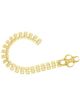 1960s Goldtone Cabochon Belt Accessory arcadeshops.com