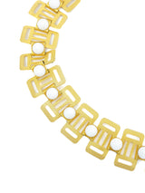 1960s Goldtone Cabochon Belt Accessory arcadeshops.com