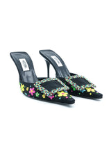 Moschino Floral Embroidered Mules, 35 Accessory arcadeshops.com