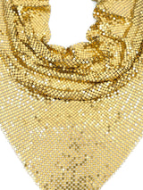 Goldtone Chainmail Bib Accessory arcadeshops.com