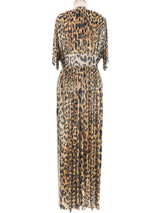Paco Rabanne Leopard Printed Metal Mesh Dress Dress arcadeshops.com