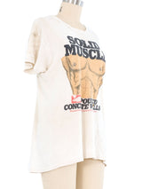 "Solid Muscle" Graphic Tee T-Shirt arcadeshops.com