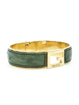 Gucci Ostrich Leather Bangle Accessory arcadeshops.com