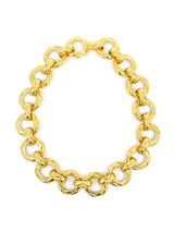 Chanel Quilted Chainlink Collar Necklace Accessory arcadeshops.com