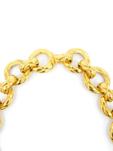 Chanel Quilted Chainlink Collar Necklace Accessory arcadeshops.com
