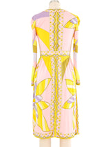 Emilio Pucci Pastel Printed Jersey Dress Dress arcadeshops.com