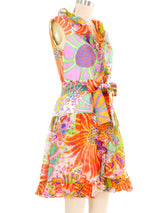 Oscar de La Renta Psychedelic Mod Mini Dress Dress arcadeshops.com