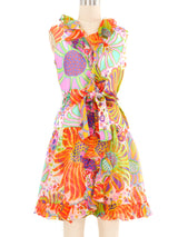 Oscar de La Renta Psychedelic Mod Mini Dress Dress arcadeshops.com