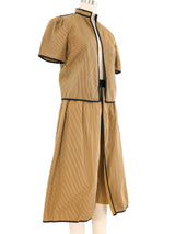 Louis Feraud Striped Skort Ensemble Suit arcadeshops.com