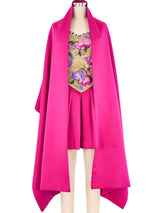 Victor Costa Magenta Embellished Cocktail Dress Ensemble Dress arcadeshops.com