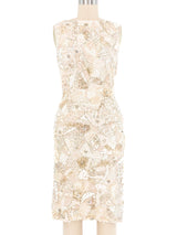 Gene Shelly Iridescent Sequin And Paillette Knit Dress Dress arcadeshops.com
