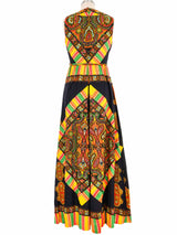 1970s Fred Perlberg Sequin Accented Paisley Jumpsuit Jumpsuit arcadeshops.com