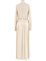 Donald Brooks Ruched Pearl Jersey Maxi Dress Dress arcadeshops.com