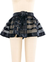St John Tulle Rosette Peplum Belt Accessory arcadeshops.com
