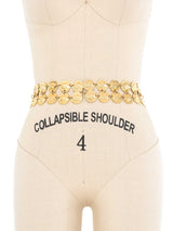 Double Goldtone Coin Belt Accessory arcadeshops.com
