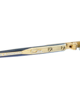 Cazal Model 197 Blue Geometric Sunglasses Accessory arcadeshops.com