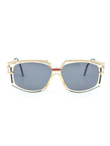 Cazal Model 329 Geometric Goldtone Accent Sunglasses Accessory arcadeshops.com