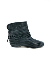 Chanel Perforated Leather Ankle Boots, 37 Accessory arcadeshops.com