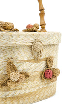 Bamboo Handle Basket Bag Accessory arcadeshops.com