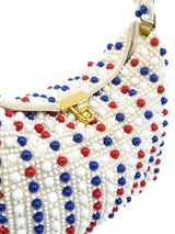 1960s Beaded Handbag And Belt Accessory arcadeshops.com
