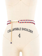 1960s Beaded Handbag And Belt Accessory arcadeshops.com