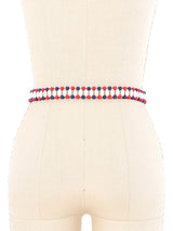 1960s Beaded Handbag And Belt Accessory arcadeshops.com