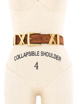 Escada Brown Suede Belt Accessory arcadeshops.com