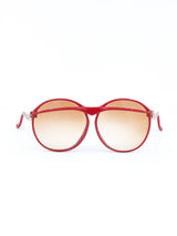 Charles Jourdan Red Framed Split Lens Sunglasses Accessory arcadeshops.com