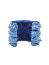 Blue Snakeskin Cuff Accessory arcadeshops.com