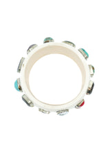 Gemstone Studded Resin Bangle Accessory arcadeshops.com
