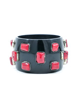 Black Coral Studded Bangle Accessory arcadeshops.com