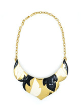 Monet Enameled Goldtone Collar Necklace Accessory arcadeshops.com